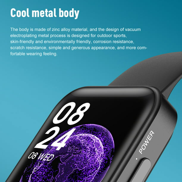 Correa COOL para Xiaomi Mi Band 5 / 6 / 7 / Amazfit Band 5 Metal Plata -  Cool Accesorios