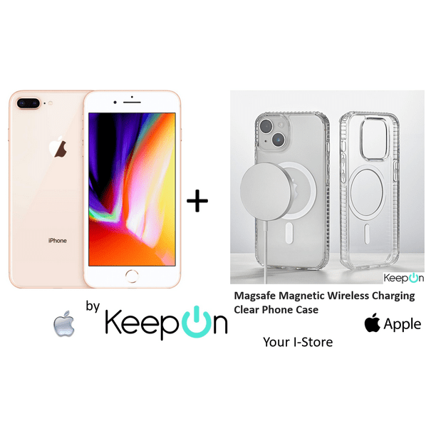 Apple iPhone 12 64 (Incluye Funda Transparente Magsafe y Protector de  Pantalla KeepOn ) WHITE BLANCO Apple REACONDICIONADO