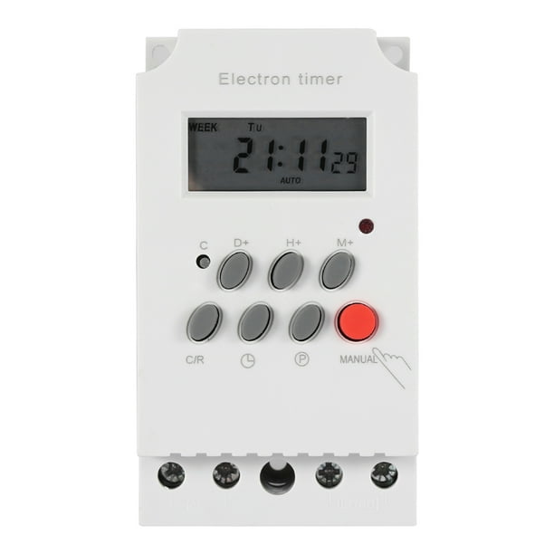 Timer Temporizador Digital Timer Programable Reloj 110v Ac