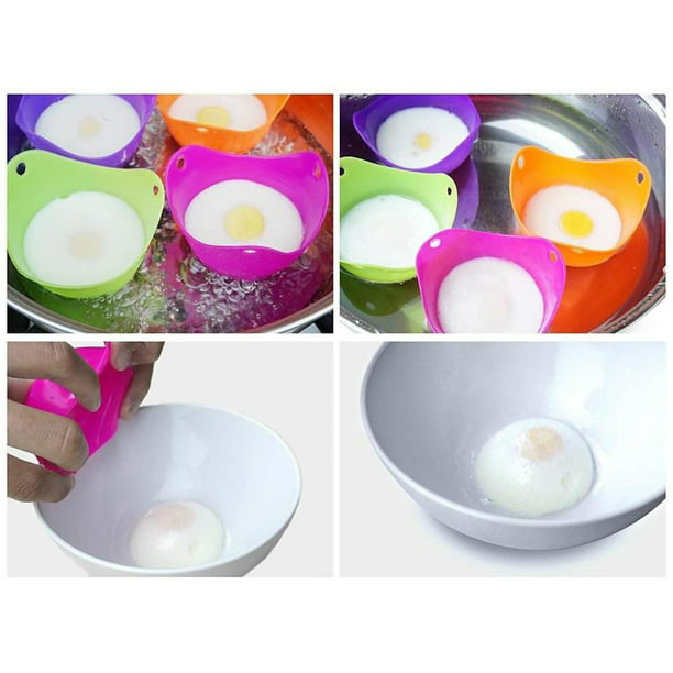 Olla de Huevo de Silicona,8 Piezas Recipiente para cocer Huevos,Sin BPA  Molde para Escalfar Huevos,Antiadherente Hervidor de Huevos, Huevos al  Vapor Cocina Rápida de Huevos Accesorios De Cocina : : Hogar y