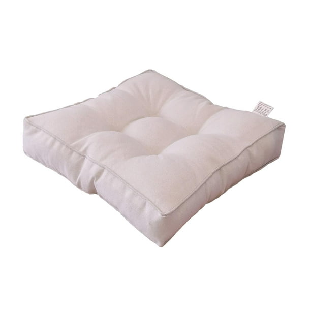 Cojín grueso suave para silla, cojines para asiento, cojín de asiento de  Color sólido, relleno de Pp, acogedor, cálido, transpirable, blanco Soledad cojines  de asiento