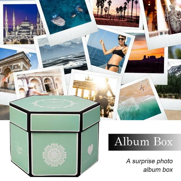 Caja sorpresa, álbum de recortes de regalo DIY y álbum de fotos