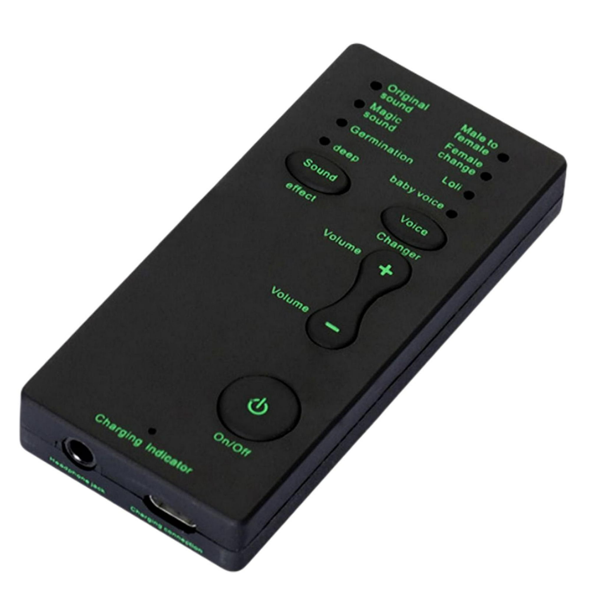 Mini modulador cambiador de voz portátil, 8 funciones de voz ajustables,  tarjeta de sonido para teléfono/ordenador, nuevo - AliExpress