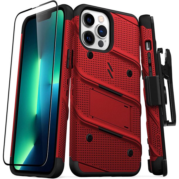 Funda Para Samsung S22 Plus Zizo Bolt Más Mica Grado Militar Color Rojo