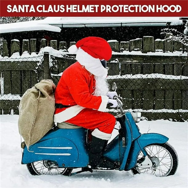 Funda Casco Motocicleta Sombrero Navidad- Ideal Regalo Navidad