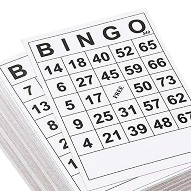 Tarjetas de Bingo Diseño Exclusivo