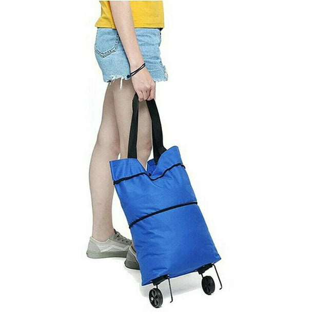 Bolsa de compras para personas mayores, bolsas plegables con ruedas, bolsas  plegables con ruedas, bolsa de compras plegable, calidad superior Jadeshay  A