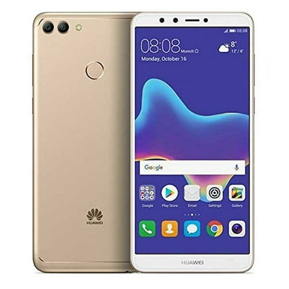 smartphone huawei y9 2018 128gb rom  4gb ram dorado desbloqueado huawei desbloqueado