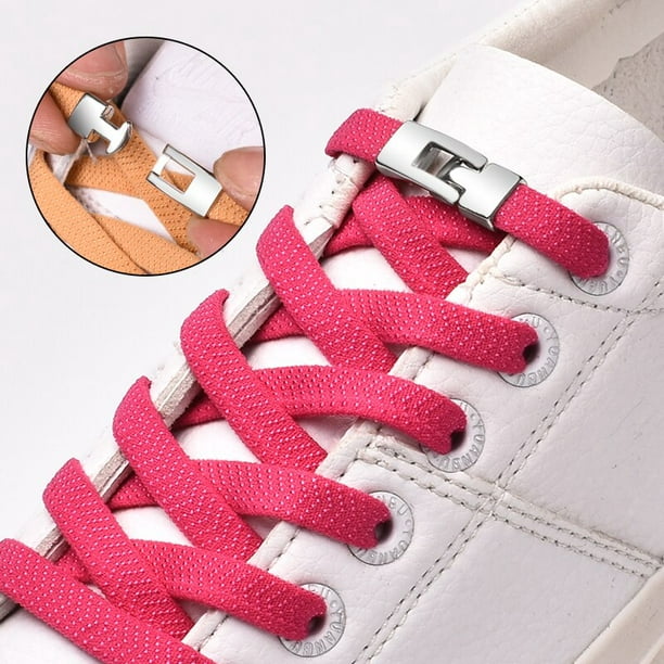 Cordones con hebilla nuevos cordones para zapatos de 1 segundo rápido sin zapatillas Unisex para niños y adultos, cordones para cuerdas de China Gao Jinjia LED | Walmart