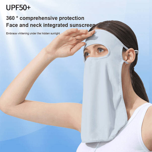 Máscara de protección solar de verano ajustable, parasol