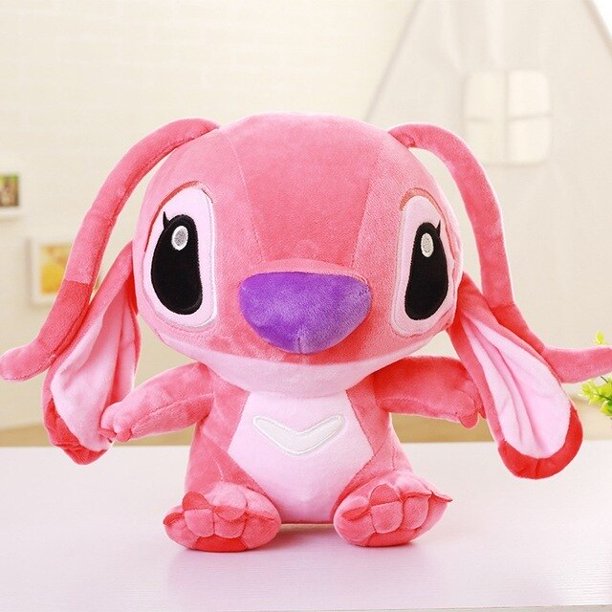 Disney Large Size Stilch & Lillo Angel Plush Stuffed Doll Kawaii Cartoon  Rose Doll Sofa Pillow Toy G zhangyuxiang LED