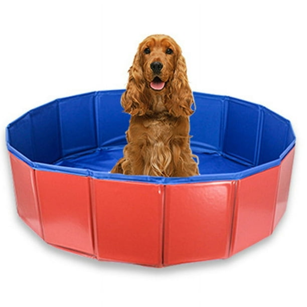 ER Piscina plegable de PVC de 60x20cm para perros, bañera para mascotas,  piscina de lavado, bañera i brillar Electrónica