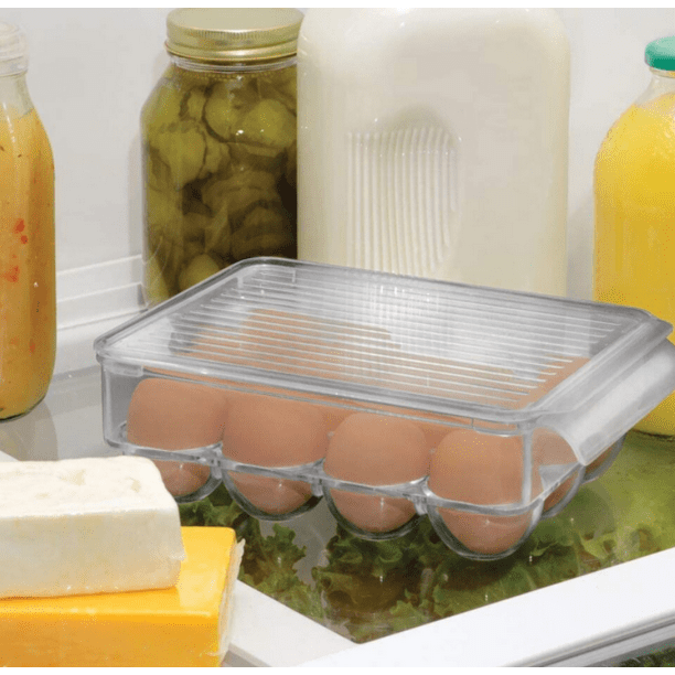 Huevera frigorifico nevera plastico organizador despensa 14 huevos 37x –  Maxia Market