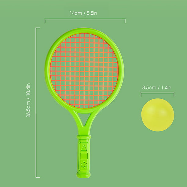 Raqueta de tenis para principiantes, raqueta de tenis resistente y duradera  para niños con pelota de tenis para jugar para principiantes al aire libre