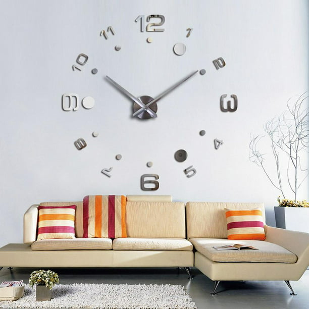 Reloj Pared Adhesivo Decorativo
