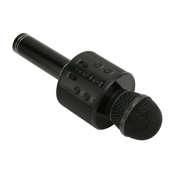 Micrófono inalámbrico Bluetooth portátil 4 en 1 micrófono de Karaoke  multifuncional con reducción de ruido para el hogar KTV fiesta coche oro  rosa