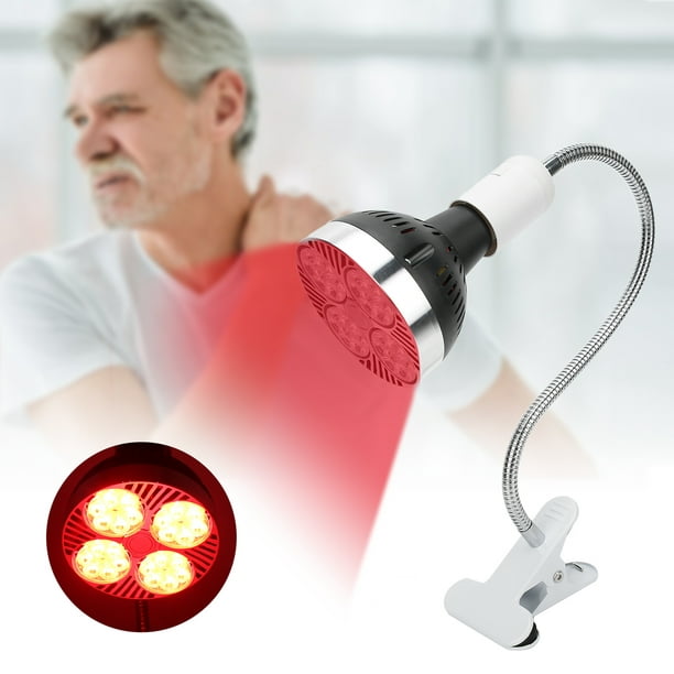 Dispositivo portátil de terapia de luz roja, dispositivo de calor de luz  roja de terapia de luz roja de 60 W Dispositivo de fisioterapia de luz roja