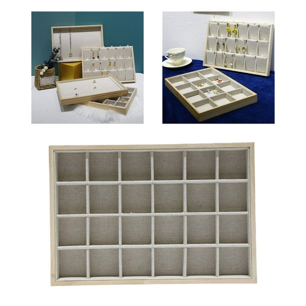 Joyero de reloj para hombre, caja de reloj de 6 ranuras, caja de exhibición  de 6 relojes, organizador grande de madera con ventana de cristal, caja de