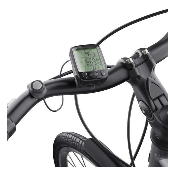 A13030 Velocímetro de bicicleta cuenta KM inalámbrico con cable para  ordenador