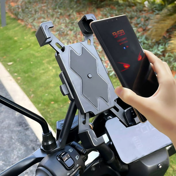 Móvil Moto, Desmontaje Rápido 1S para Soporte Telefono Motocicleta  Retrovisor，Porta Movil Moto con Giro de 360 Grados, para Smartphone de 3,5  a 7,0 Pulgadas ShuxiuWang 1327537033851