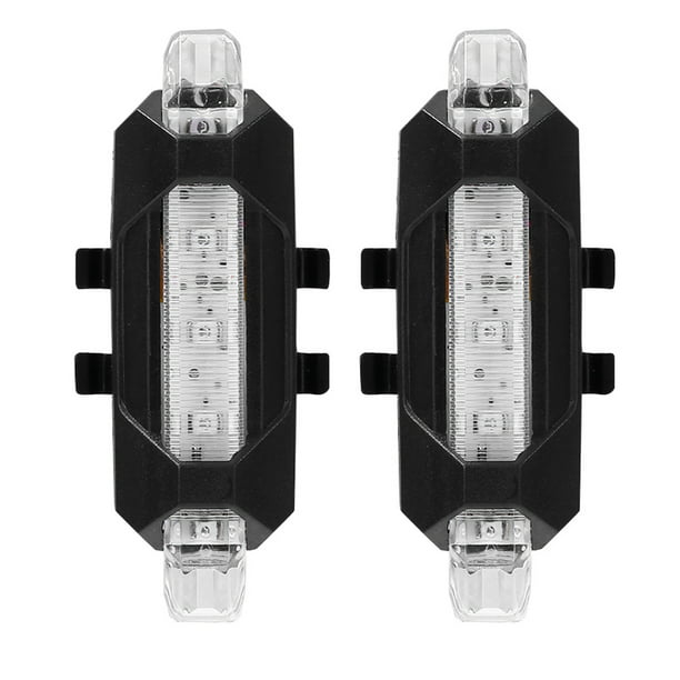 Juego de 2 luces LED de advertencia para patinete eléctrico Likrtyny,  lámpara de seguridad para M365 Pro (azul)