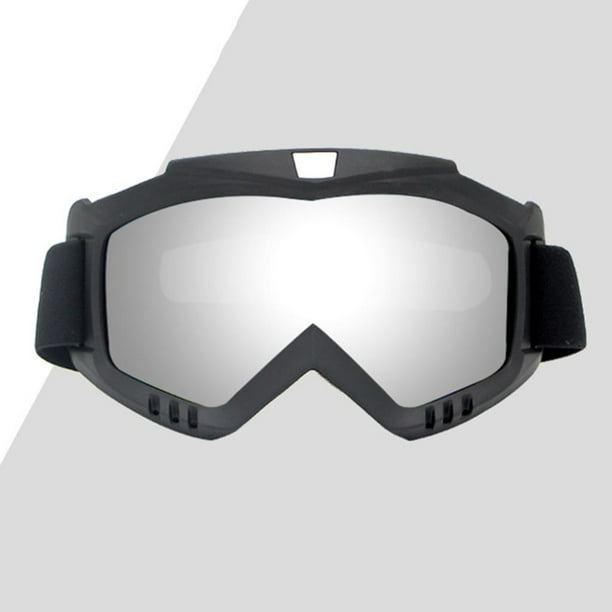 Ciclismo motocross gafas protección protección motocicleta ski goggless  impermeable polvo a prueba d Baoblaze gafas de esquí
