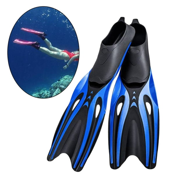 Aletas de buceo flotantes cortas de natación para talla S de EE. UU. Ancho  del tobillo 2.9 pulgadas de goma termoplástica para natación, buceo