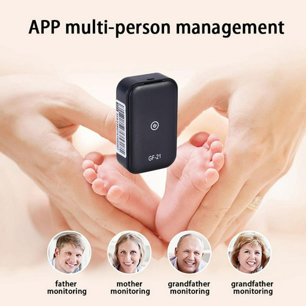 Localizador GPS Antirrobo Magnético Mini Localizador GPS Rastreador GSM  GPRS Dispositivo de seguimiento en tiempo real Dispositivo antirrobo para  ancianos y niños Vhermosa 2035468