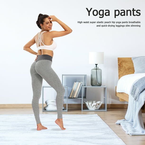 Pantalones de yoga para mujer Leggings elásticos de cintura alta
