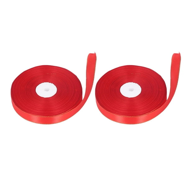 Cinta adhesiva roja de 1 pulgada de ancho, 55 yardas x 2 rollos, cinta de  papel roja para artes, manualidades, pintura, etiquetado, decoración