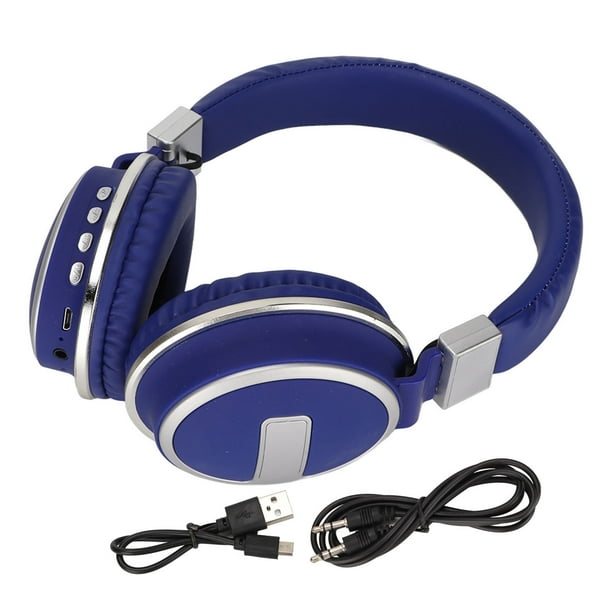 Auriculares orejeras de cuero plegables Auriculares de música Bajo de energía P ANGGREK | Bodega Aurrera en línea