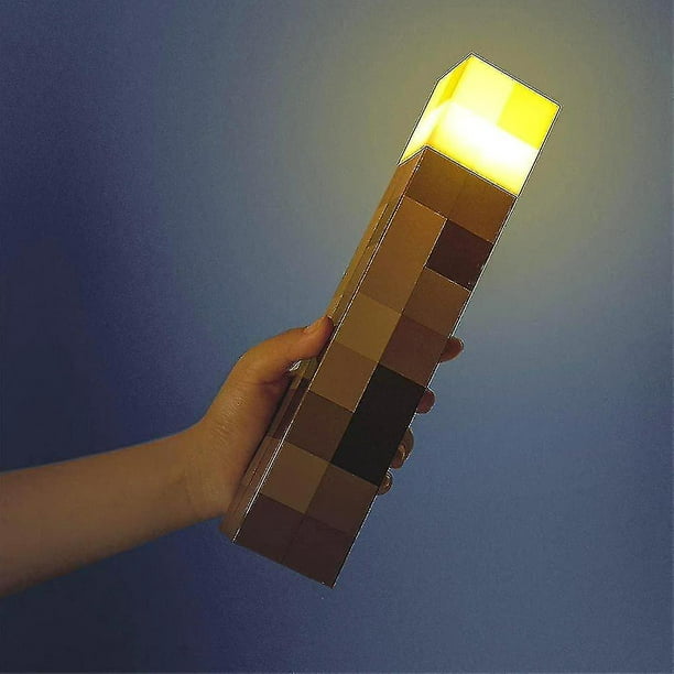 Lámpara antorcha del Minecraft