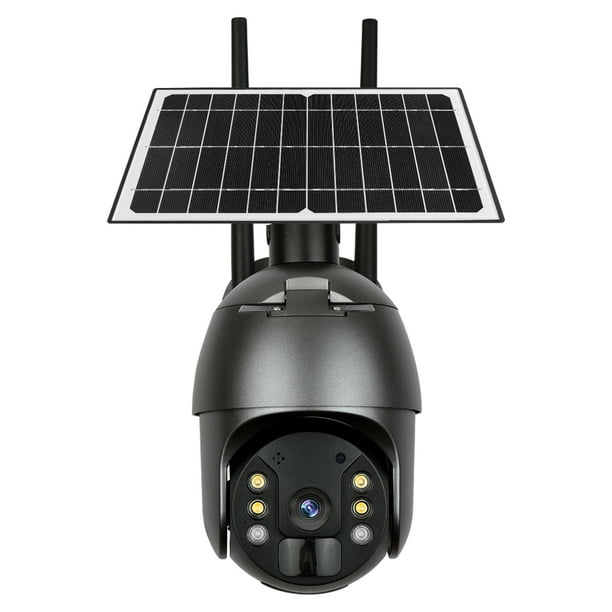 Camara Solar Para Exteriores Audio 2 Vias Deteccion Movimientos Vision  Nocturna.