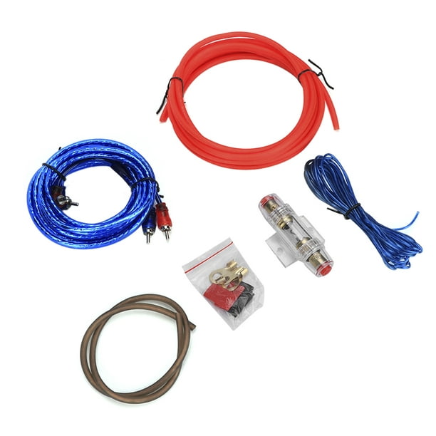 Kit de cables para altavoces de automóvil Yctze Car 10GA Amplificador de  potencia Altavoces subwoofer Kit de cables de aleación de zinc de repuesto  ANGGREK Otros