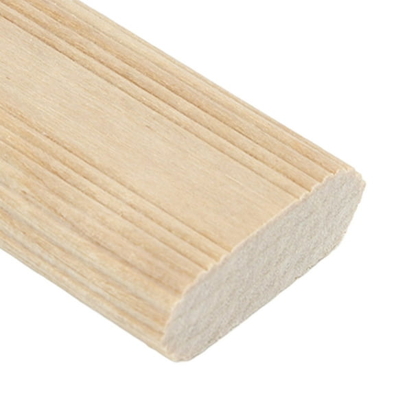 Tapón de clavija de madera, 50 piezas de espiga dominó de 0.394 x 1.969 in,  espigas sueltas de madera plana, bloque de inserción de espiga de madera