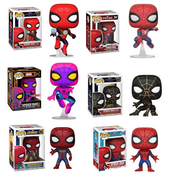 Figura Funko Iron Spider Man Spiderman Marvel Muñeco Juguete