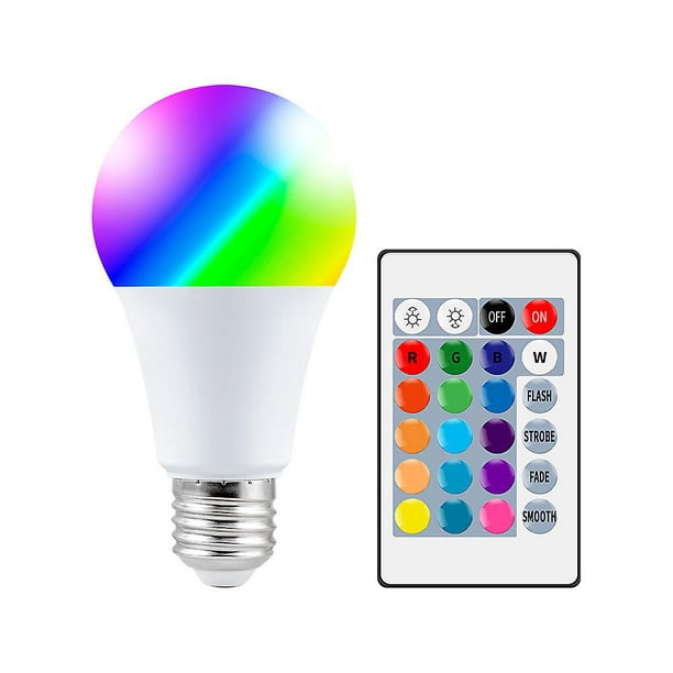 Bombilla LED 7 colores  Bombillas de colores LED