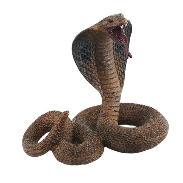 Juguete modelo de serpiente, juguete aterrador para trucos de Halloween,  juguete de serpiente aterrador para decoraciones de mesa Marrón Sunnimix  Juguetes de serpiente de simulación