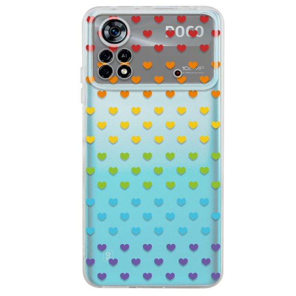 Funda Para Xiaomi Poco X3 Pro Corazones, Uso Rudo, InstaCase Protector para  Xiaomi Poco X3 Pro Antigolpes, Case Corazones