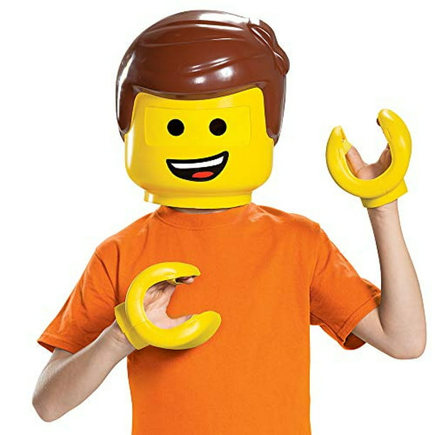 Disfraz de pieza azul de LEGO para adulto