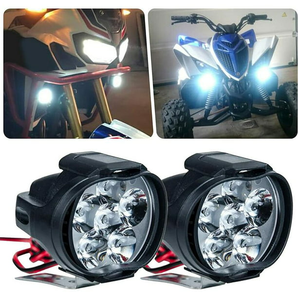 Focos Led para motocicleta, lámpara auxiliar, accesorios de foco