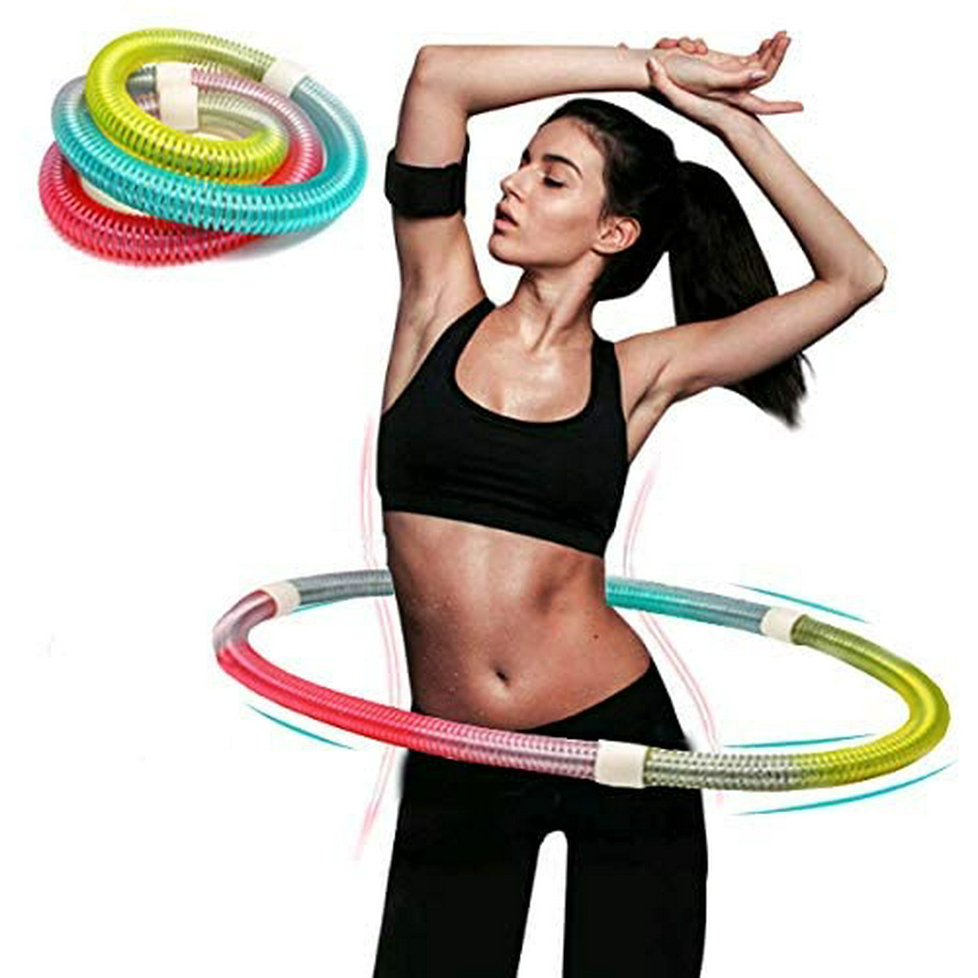 Hula hoop para adultos, hula hoop fitness hoop de acero inoxidable
