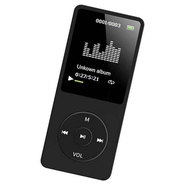 Reproductor MP3 USB, reproductor de música portátil, pantalla LCD