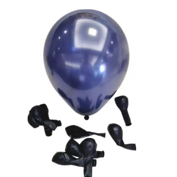 Globos azul marino, 60 globos pequeños de color azul oscuro perla de 5  pulgadas para arco de guirnalda de globos, mini globo de látex azul marino