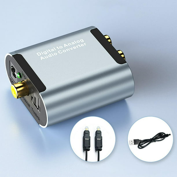 Convertidor De Audio Digital A Analógico + Cable Óptico