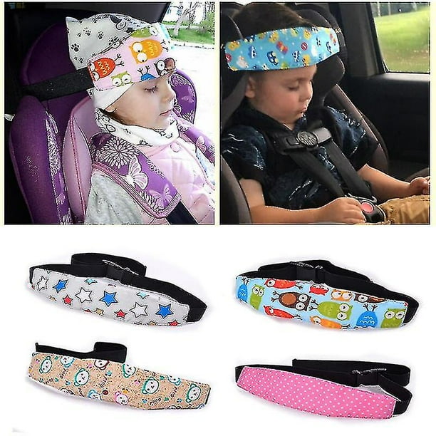 Soporte de cabeza de asiento de coche para niños, cinturón de