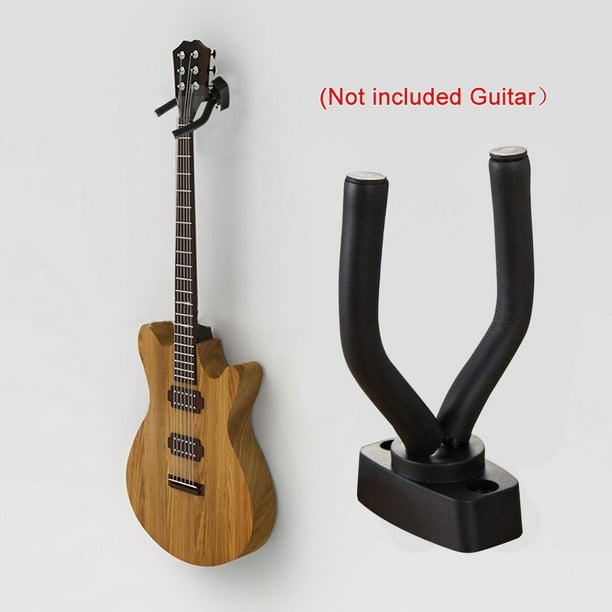 Soporte de guitarra montado en la pared de madera con 3 ganchos con soporte  para guitarra Likrtyny 5wa5kg3as5qt2wy0
