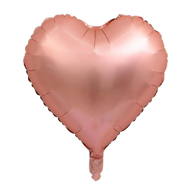 El kit de globos de corazón rojo y rosa incluye globo de amor y globos de  Mylar en forma de corazón de 10 pulgadas y 18 pulgadas, globos para el día