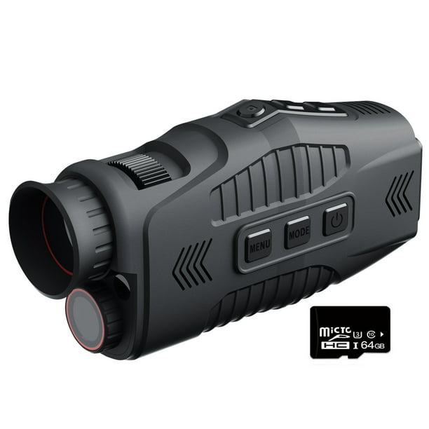 Visor nocturno Dispositivo de visión nocturna infrarroja binocular portátil  1080P Uso diurno y noctu Tomshoo Visor nocturno