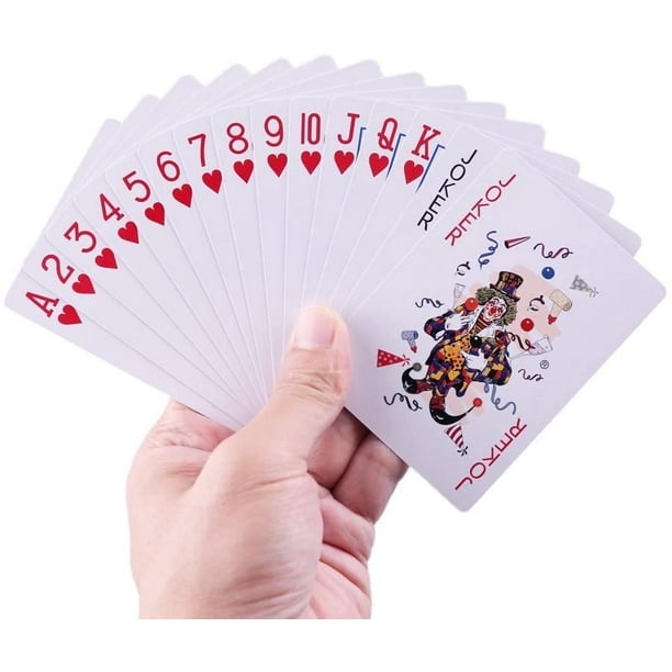  Brybelly Euchre & Pinochle - Juego de cartas de juego de doble  baraja – Barajas de cartas especiales, pre-peladas y listas para jugar,  tarjetas de puntuación y contadores incluidos : Juguetes